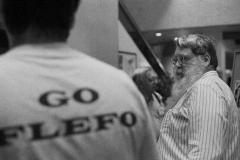 Bill Grimes (out of focus in the background), Ben Teague (Austin, TX)